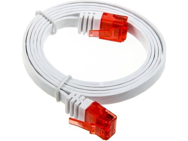 InLine 71601W, 1 m, Cat6, U/UTP (UTP), Valkoinen