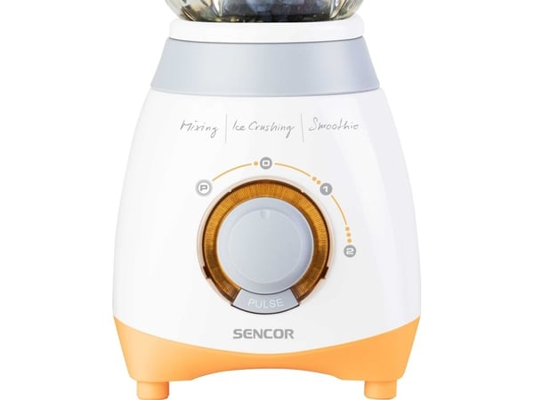 Sencor SBL 4370, Bord juicepresse, 1,5 l, Pulsfunksjon, Isknusing, 500 W, Oransje, Hvit