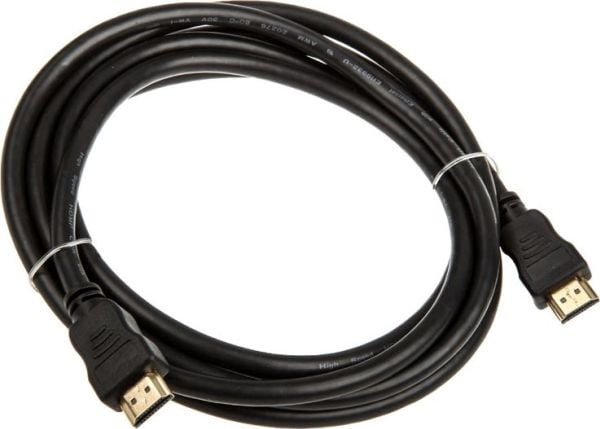 InLine - Video/audio/verkkokaapeli - HDMI - HDMI, 19-nastainen (M) - HDMI, 19-nastainen (M) - 2,5m - Kolminkertainen eristys - Musta (17522P)