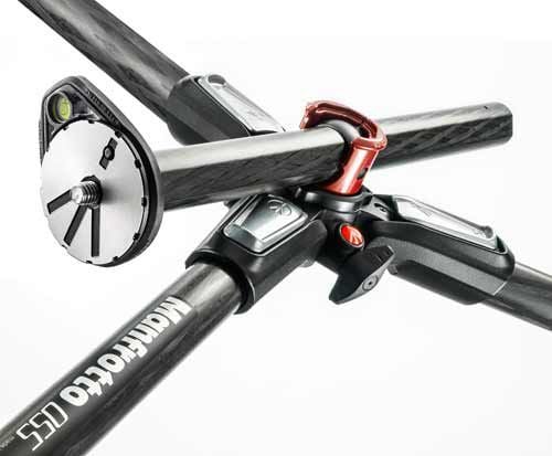 Manfrotto MK055XPRO3-3W, 3 ben, Sort, 183 cm, 3,5 kg