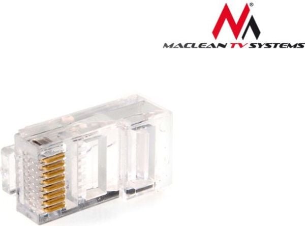 Maclean Plug RJ45 8P8C 5e solid (MCTV-662) 100 st
