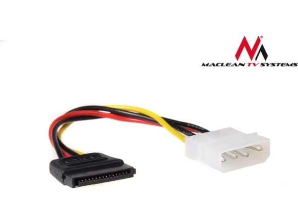 Maclean Molex - SATA, 0,15 m, flerfarget (MCTV-633)