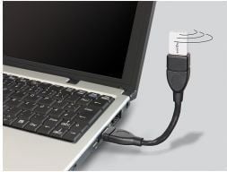Delock ShapeCable - USB-forlengelseskabel - USB (hunn) til USB (hann) - 15 cm - svart