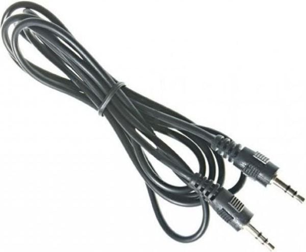 Manhattan kabel 3,5mm jack til 3,5mm jack 0,6 m svart (907156)
