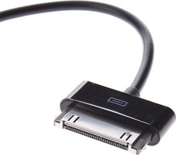 Techly 1.2m USB - Samsung 30-p, Sort, USB A, Samsung 30-pin, 1,2 m, Hankjønn, Hankjønn