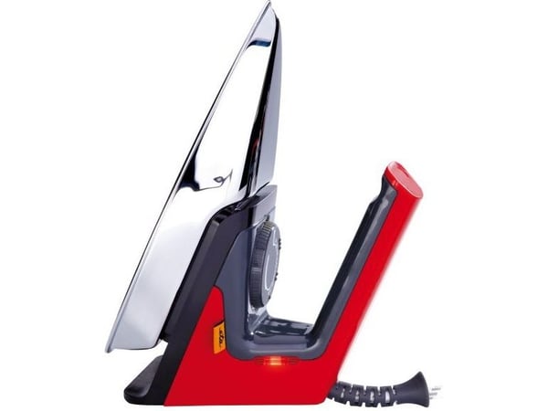ETA 7246 90000 - Tørt strykejern - såleplate: rustfritt stål - 1000 W - retro red/black