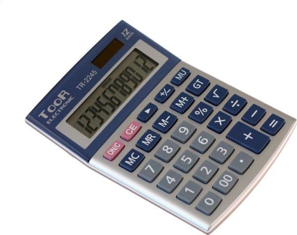 TR-2245 TOOR kontorregnemaskin 12-posisjoner