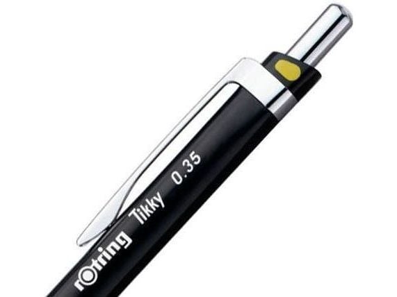 Rotring 1904694, Sort, Plast, HB, 0,35 mm, Fiksert