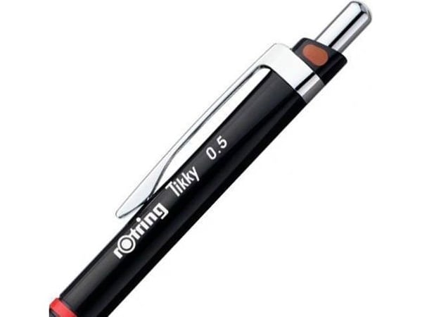 Rotring 1904695, musta, muovi, HB, 0,5 mm, 0,5 mm