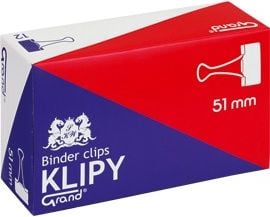 Grand Office -klipsi 51 mm, 12 kpl.