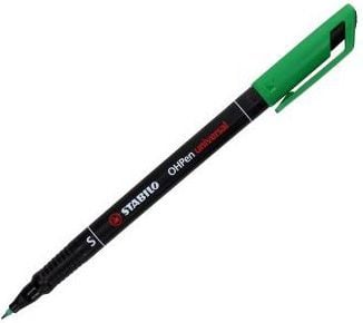 STABILO OHPen, Grønn, Sort, Grønn, Plast, Superfin, 0,4 mm, CE