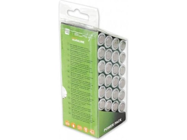 Techly LR06 AA 1.5V, Engangsbatteri, AA, Alkalinsk, 1,5 V, 24 stykker, Flerfarget