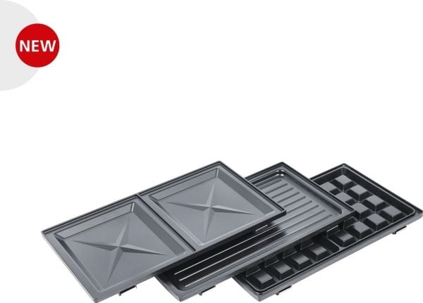 Steba SG 55 - Sandwichmaskin / vaffelmaskin / grill - 1.1 kW - svart