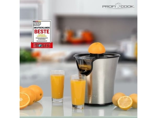ProfiCook PC-ZP 1018 - Sitruspresse - 100 W - rustfritt stål / svart