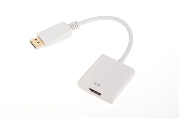 AV-adapter LechPol DisplayPort til HDMI svart (KOM0850)