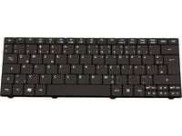 Acer - Erstatningstastatur for bærbar PC - Tysk - for Aspire ONE 72X; Aspire TimelineX 1830; TravelMate 8172; TravelMate TimelineX 8172