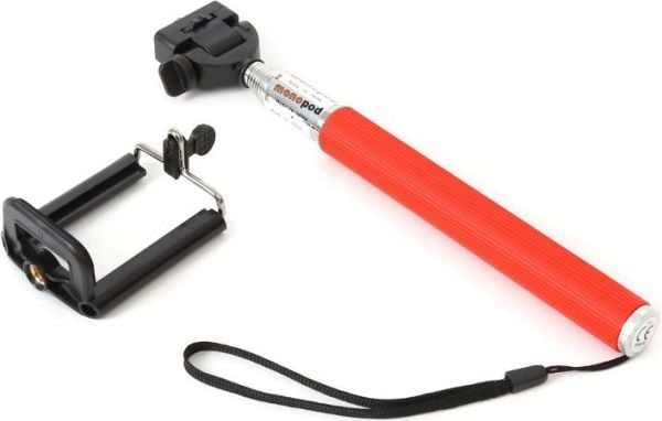 Omega selfie-stativ monopod OMMPKR, rød (43021)