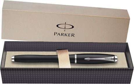 Parker S0850720, Sort, Blå, Messing, Rustfritt stål, Medium, Vann-basert blekk