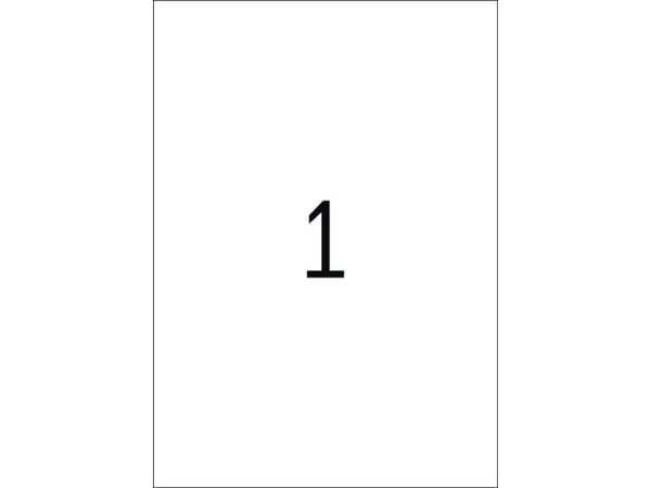 HERMA Special - Papir - matt - permanent selvklebende - blå - A4 (210 x 297 mm) 100 etikett(er) (100 ark x 1) etikett(er)