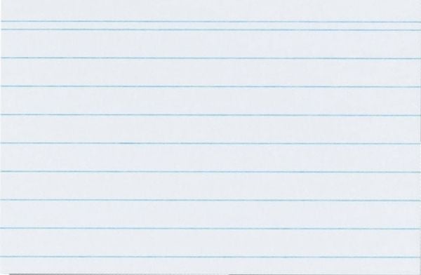 herlitz-kortit, DIN A7, vuorattu, valkoinen paperi, 170 g/m², puuvapaa, riviväri: sininen, kaksinkertainen (1150705)