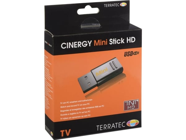 Terratec 145259, DVB-T, USB, Musta, 14,3 mm, 35 mm, 8 mm