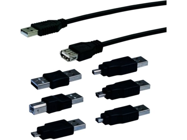 Schwaiger CAUSET531, USB A, USB A, USB 2.0, 480 Mbit/s, Lajittelu