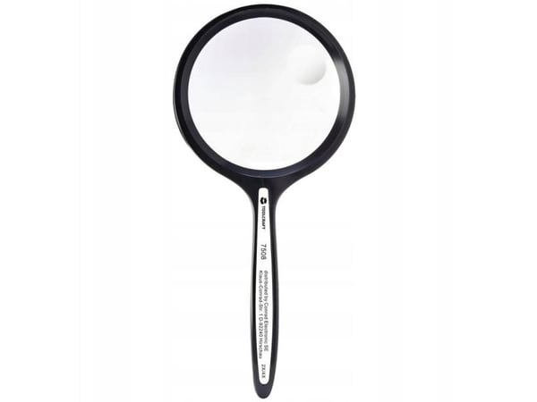 TOOLCRAFT handlupp förstoring 2x, 4x, linsstorlek Ø 63,5 mm, svart