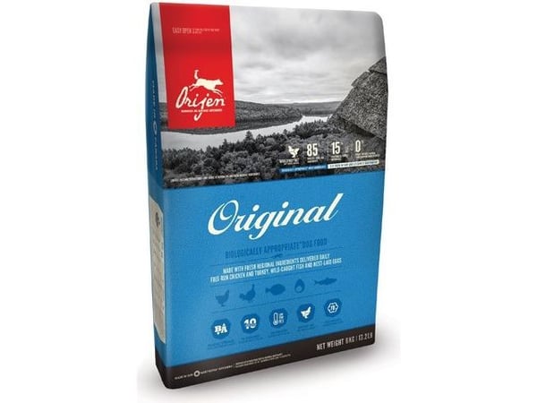 Orijen Original 6 kg vuxen kyckling, fisk, kalkon