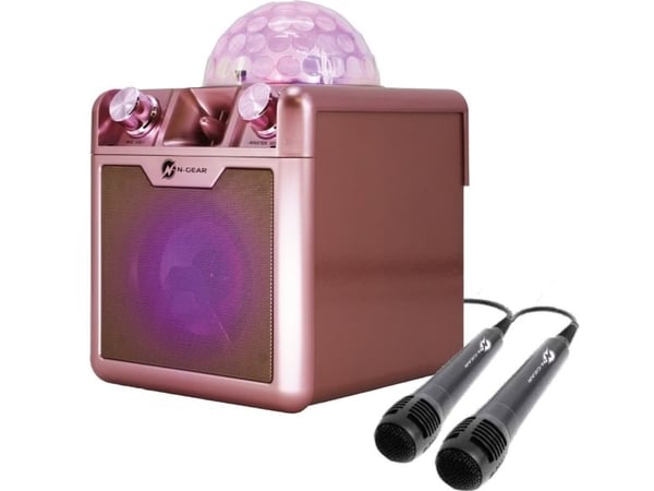 N-gear Disco Block 410 Bluetooth-høyttaler space pink