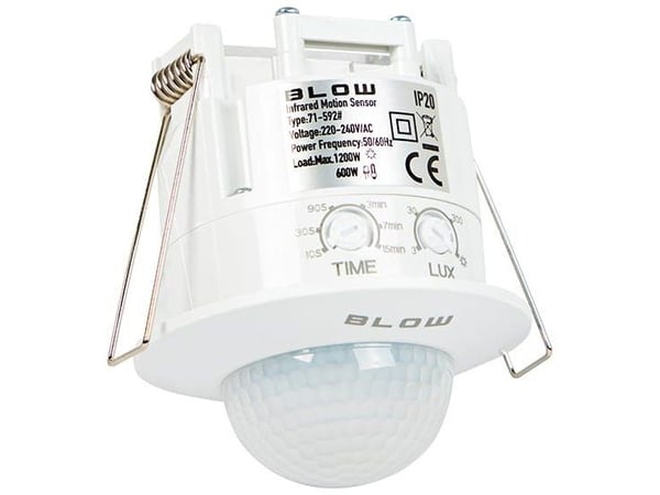 BLOW MS-02 bevegelsessensor 360° innfelt hvit