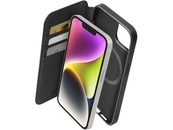 SBS TEBKMAGSFIP1461K, Lommebok-etui, Apple, iPhone 13 iPhone 14, 15,5 cm (6.1"), Svart