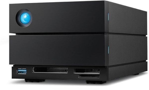 LaCie 2big Dock, 48 TB, 3,81 kg, Työpöytä, musta