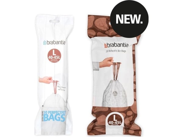 Brabantia søppelsekker størrelse L 40–45L 20 stk 138607