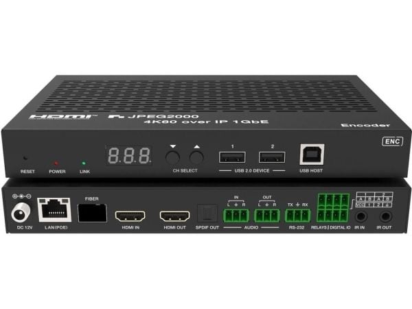 VivoLink JPEG2000 - Video/lyd/infrarød/seriel/KVM-forlenger - sender - HDMI - over CAT 5e/6/6a/7 - USB - 10/100/1000Base-T - opp til 100 m