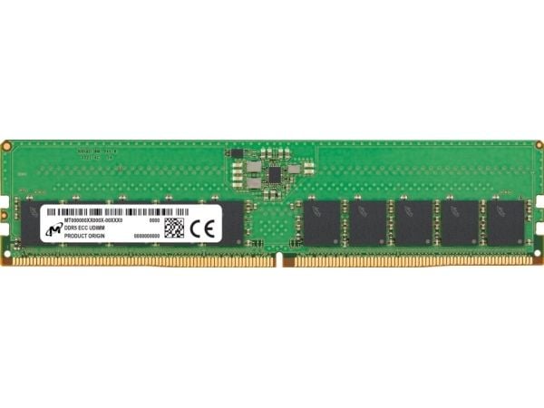 Micron - DDR5 - modul - 16 GB - DIMM 288-pin - 5600 MHz / PC5-44800 - CL46 - 1.1 V - ikke-bufret - ECC