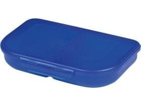 Herlitz Lounaslaatikko sininen 23x15.5x4cm 2kpl Push Closure (työnnettävä suljin)