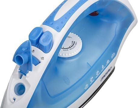 Jern | Mesko | MS 5023 | Med ledning | 2200W | Blå/Hvit