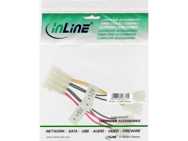 InLine 33005B, 0,1 m, Uros, Uros, Monivärinen, 11 g, 100 mm
