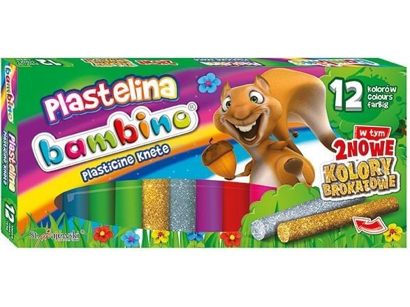 Plastilin 12 farger Bambino p10 MAJEWSKI