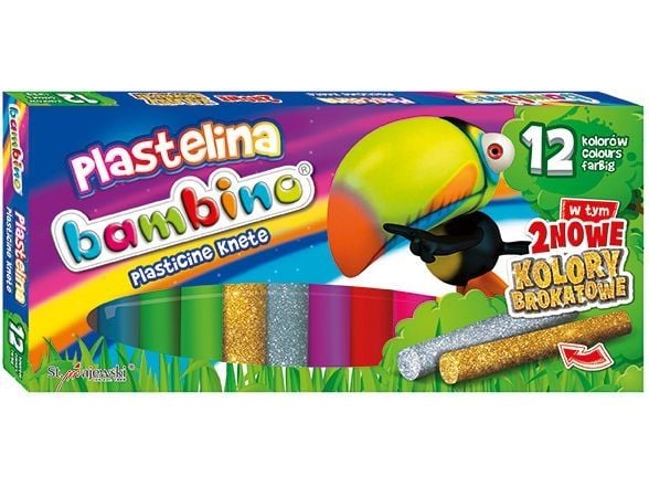 Plastilin 12 farger Bambino p10 MAJEWSKI