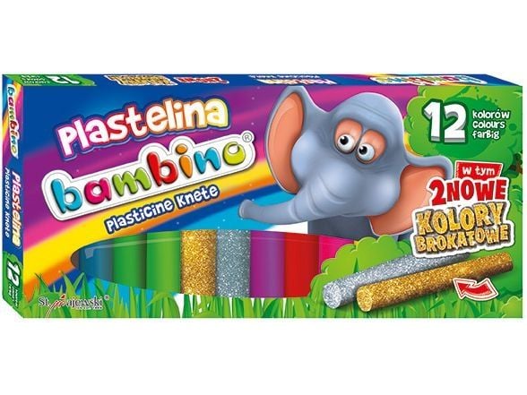 Plastilin 12 farger Bambino p10 MAJEWSKI