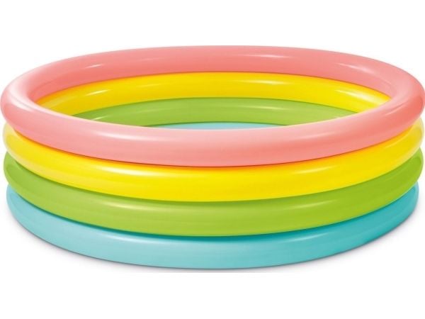 Intex Sunset Glow Pool, Oppblåsbart basseng, 780 l, Rund, 3 år, Sunset Glow Pool, Vinyl