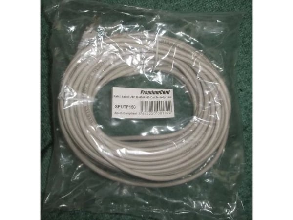 Gembird GEMBIRD Eth Patch kaapeli cat5e UTP 15m - PP12-15M - 29601031909
