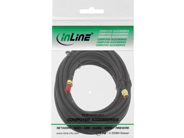 InLine 40865, 5 m, Svart