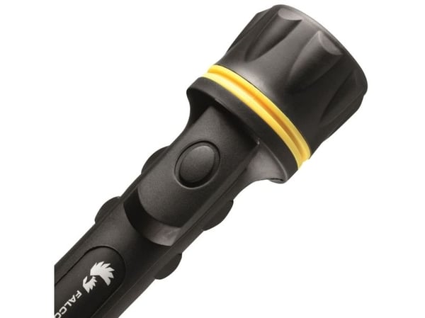 Falcon Eye lommelykt gummibelagt, batteridrevet, håndholdt LED (FHH0021)