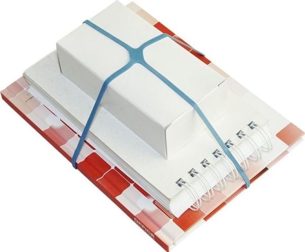 Q-Connect kryssgummibånd KF14678, 0,1 kg, 50 mm, blandade farger
