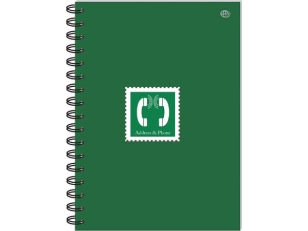 Interdruk Spiral-bound index A5 kovakantinen