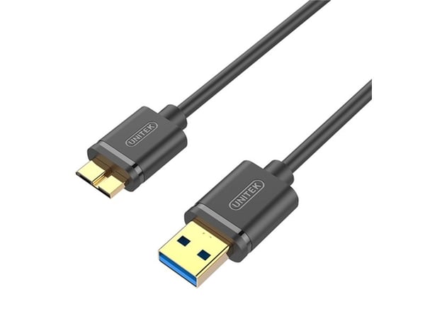 Unitek Y-C461GBK - USB-kabel - USB (hann) til Micro-USB type B (hann) - USB 3.0 - 1 m - svart