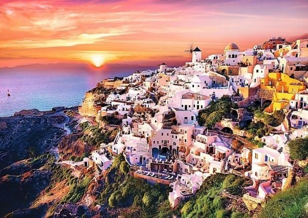 Trefl Puzzle Auringonlasku Santorinin yllä 1000 el. (10435)