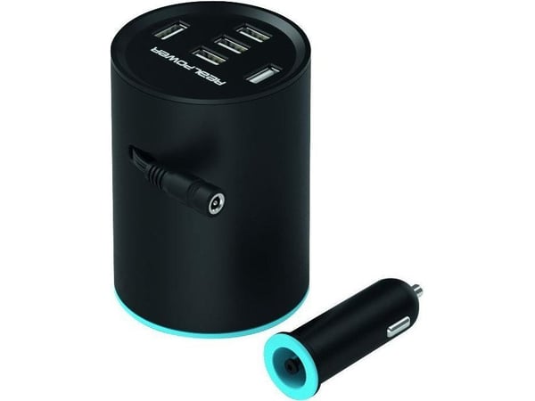 RealPower billader Tube 2400mA 5xUSB